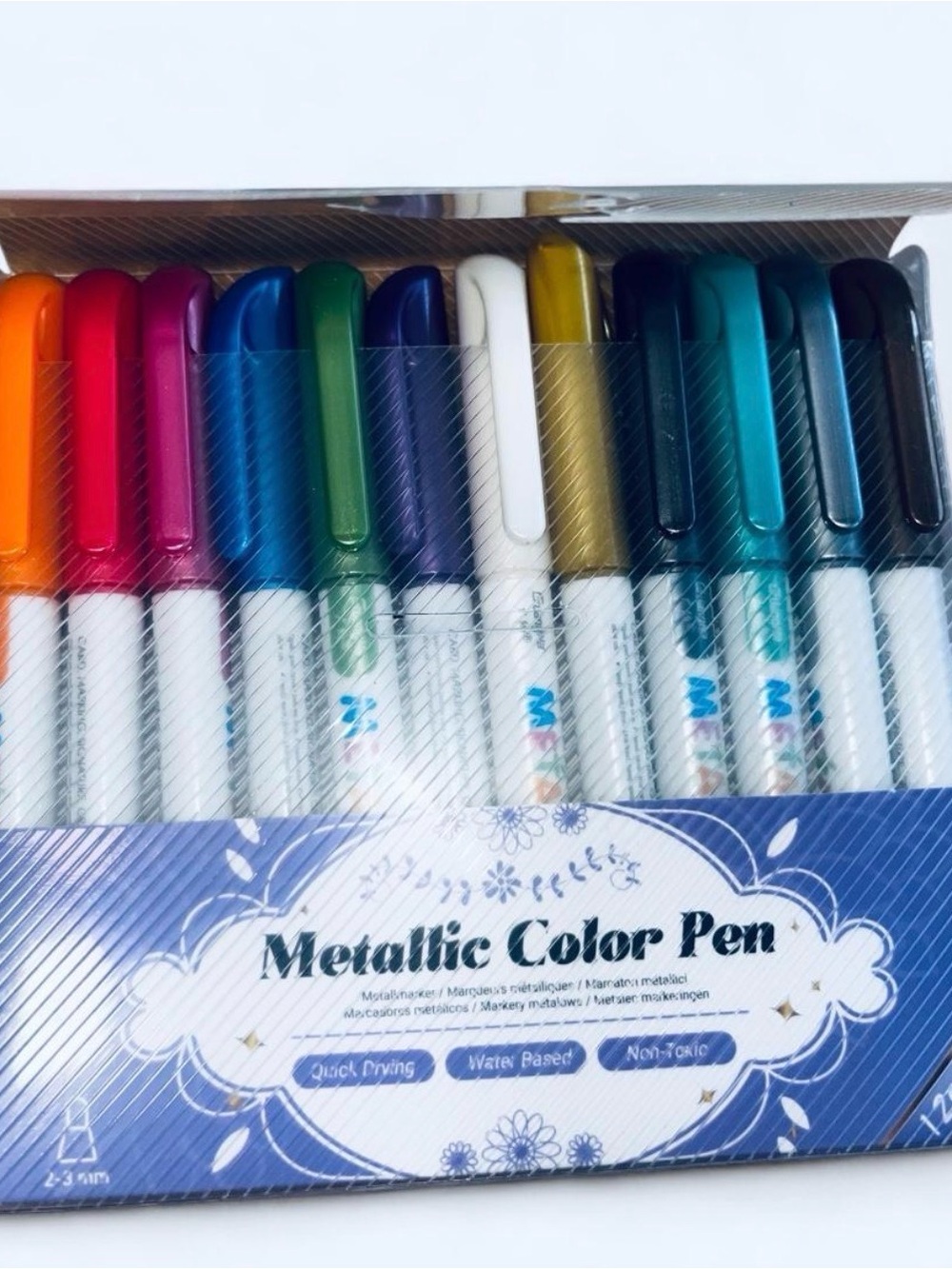 Metallic Color Pen Set - Assorted Colors - Picture 3 of 3